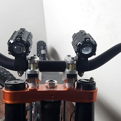 Bike Light Handle bar clamps for Auxiliary Lights
