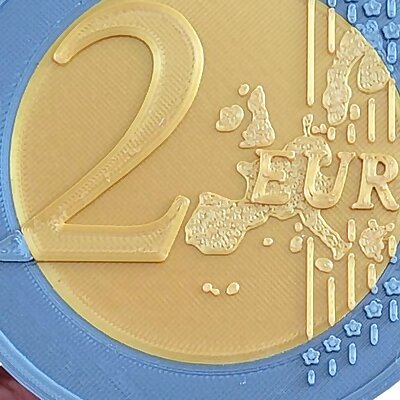 Coin coaster Euro 2