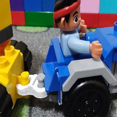 Lego Duplo cars coupler