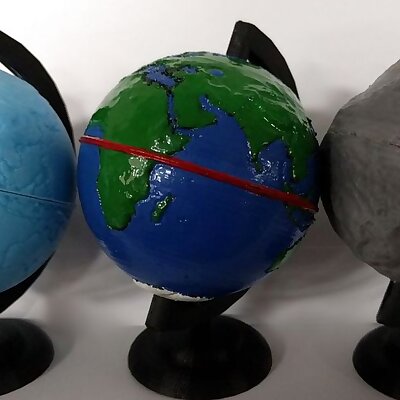 Some Globes Earth  Vesta