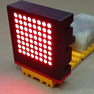 I2C 8x8 LED dot matrix display for fischertechnik