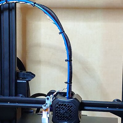 Ender 3 V2 adjustable left side screen mount