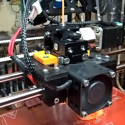 Prusa Air 2 X carriage  Micron direct drive extruder