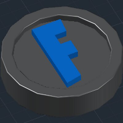 Token with logo of Fortnite