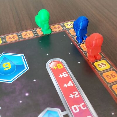 Terraforming Mars Player Astronaut Track Token
