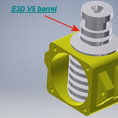 E3D V5 barrel fan holder
