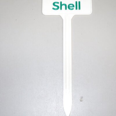 Plant Label Peas Shell