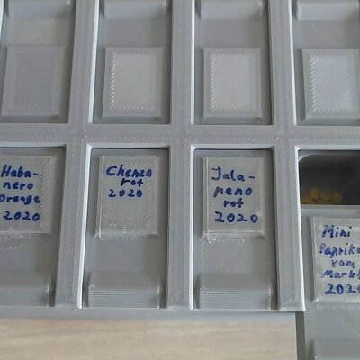 Plant seed storage box loose seeds  Aufbewahrungsbox für Pflanzensamen lose Samen