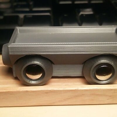 Cargo truck for wooden trains Chassis only
