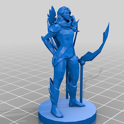 Dota2Windranger mini with base