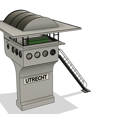 Nederlandse Spoorwegen  Seinpost Leidseveer  Utrecht Centraal  Signal Post  Gauge 1 132