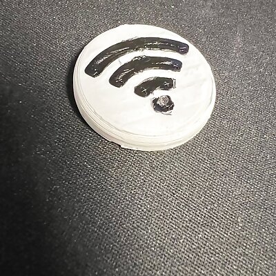 Embossed WiFi NFC pairing button