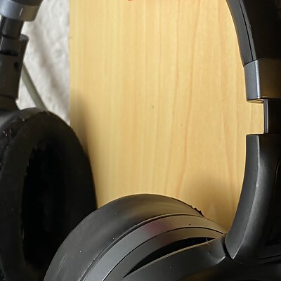 Flat headphones holder  Soporte plano auricurales