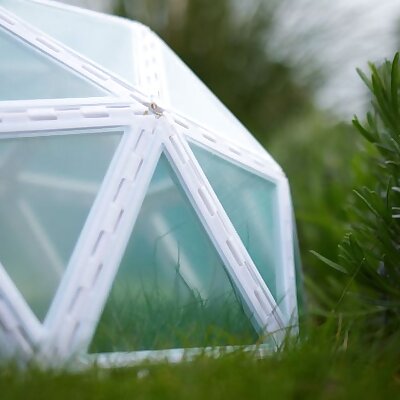 mini Geodesic dome greenhouse
