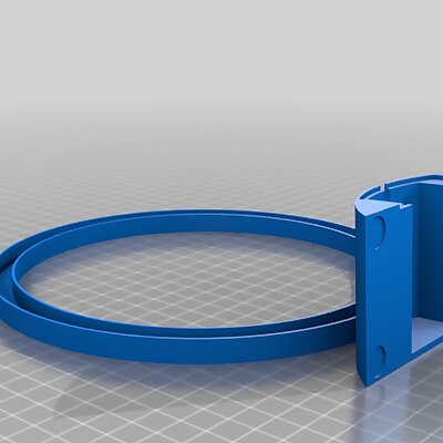 Clock with base 170mm solid LED ring