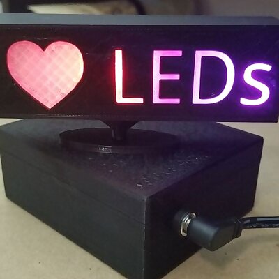 LED Sculpture project box