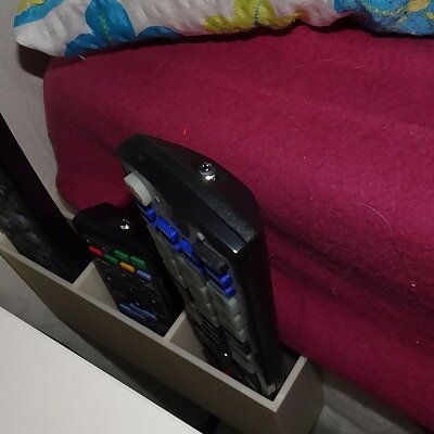 Remote control holder for bed