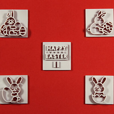 Bunny Easter Clay Embosser