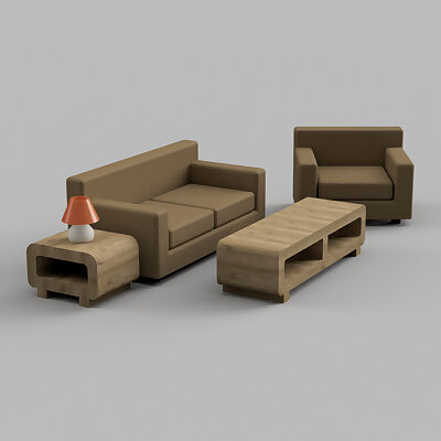 Living Room Furniture DollhouseToy Set