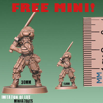 Fancy Swordsman  Free test sample mini
