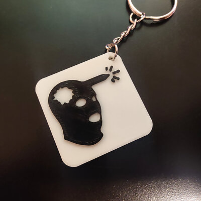 CSGO Headshot keychain