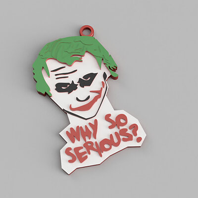 Joker keychain