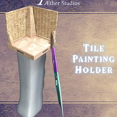 Tile Painting Holder