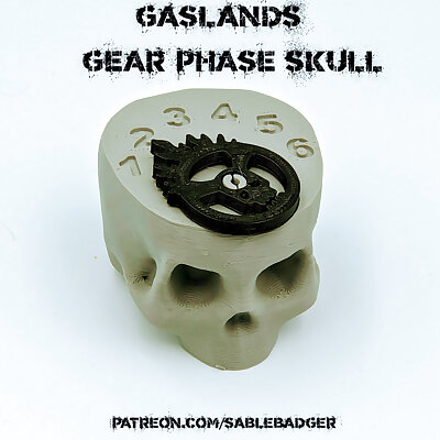 Gaslands  Skull Gear Phase Marker
