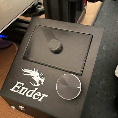 Ender 3 Pro LCD Cover with Knurled Knob