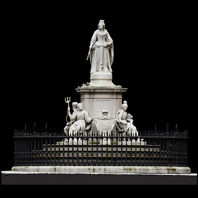 St Pauls Statue Of Queen Anne
