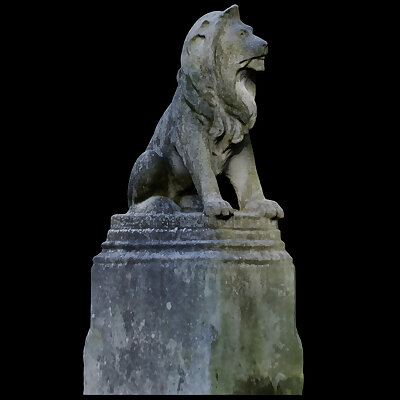 Lion Statue in St Pancras