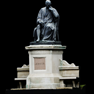 Statue of Edward Jenner in Hyde Park London