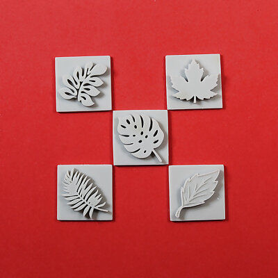 LEAF EMBOSSERS POLYMER STAMPS FOR CLAY  HOBBIES