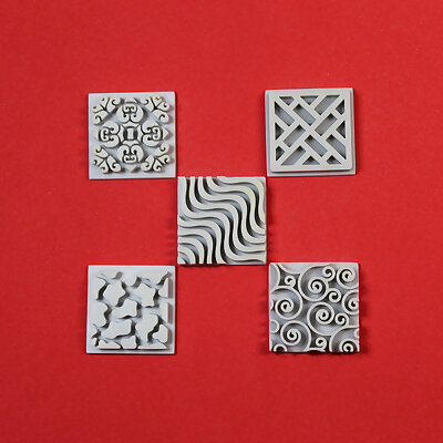 DIVERSE EMBOSSERS POLYMER STAMPS FOR CLAY  HOBBIES