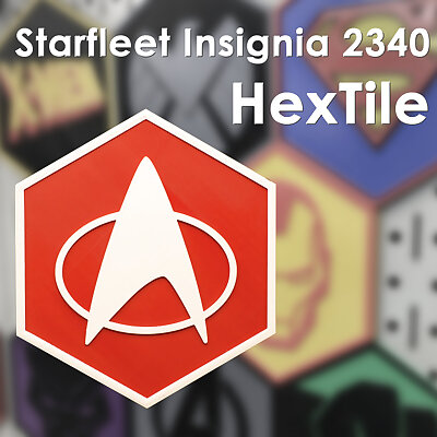 Starfleet Insignia 2340 HexTile