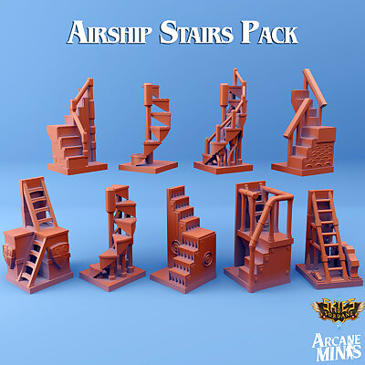 Arcane Minis Ship Staircases