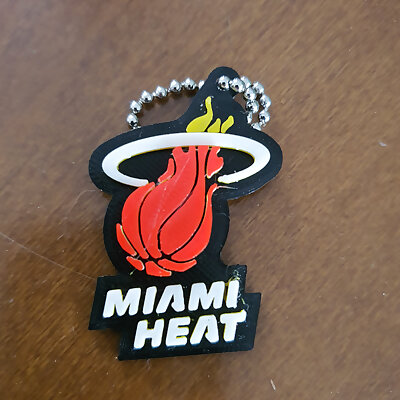 Chaveiro  key ring  Miami Heat