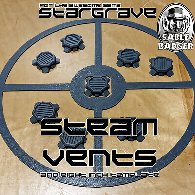 Stargrave  Steam vent scenario terrain and templates