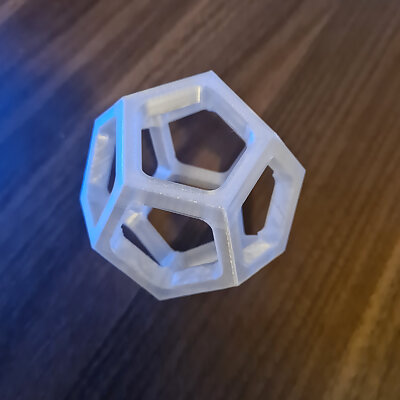 Wireframe Dodecahedron