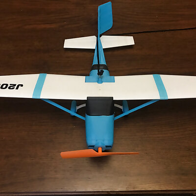 DIY Celling tethered flying airplane toy Cessna 206