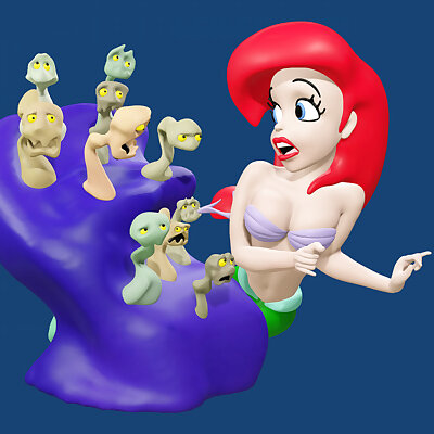 Ariel The Little Mermaid Pin up