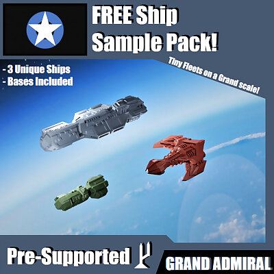 SCIFI Ships Sample Pack  1st releases Samples!  Presupported