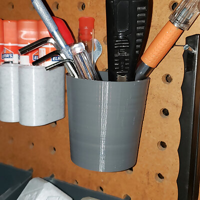 Pegboard ToolPen Holder Cup