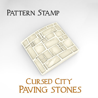 Textured Stamp  Cursed City Paving Stones
