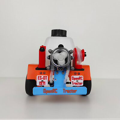 OpenRC Tractor water tank