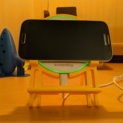 Wireless Charger Phone Stand Print in Place