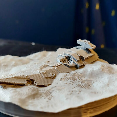 Crashed Imperial Star Destroyer Diorama