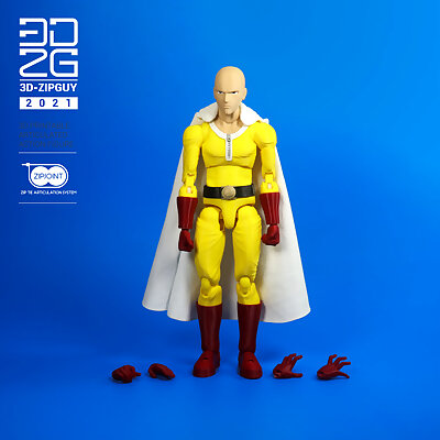 One Punch Man Action Figure  Head only