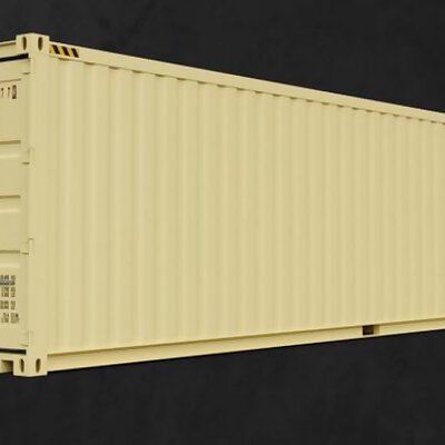 Shipping container 3d model