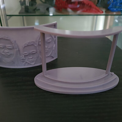 Stand for curved Lithophane